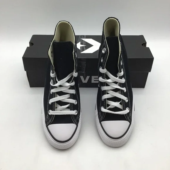Converse Chuck Taylor All Star High Top Black Sneakers M9160 Womens Size 6.5 NEW - Picture 3 of 6